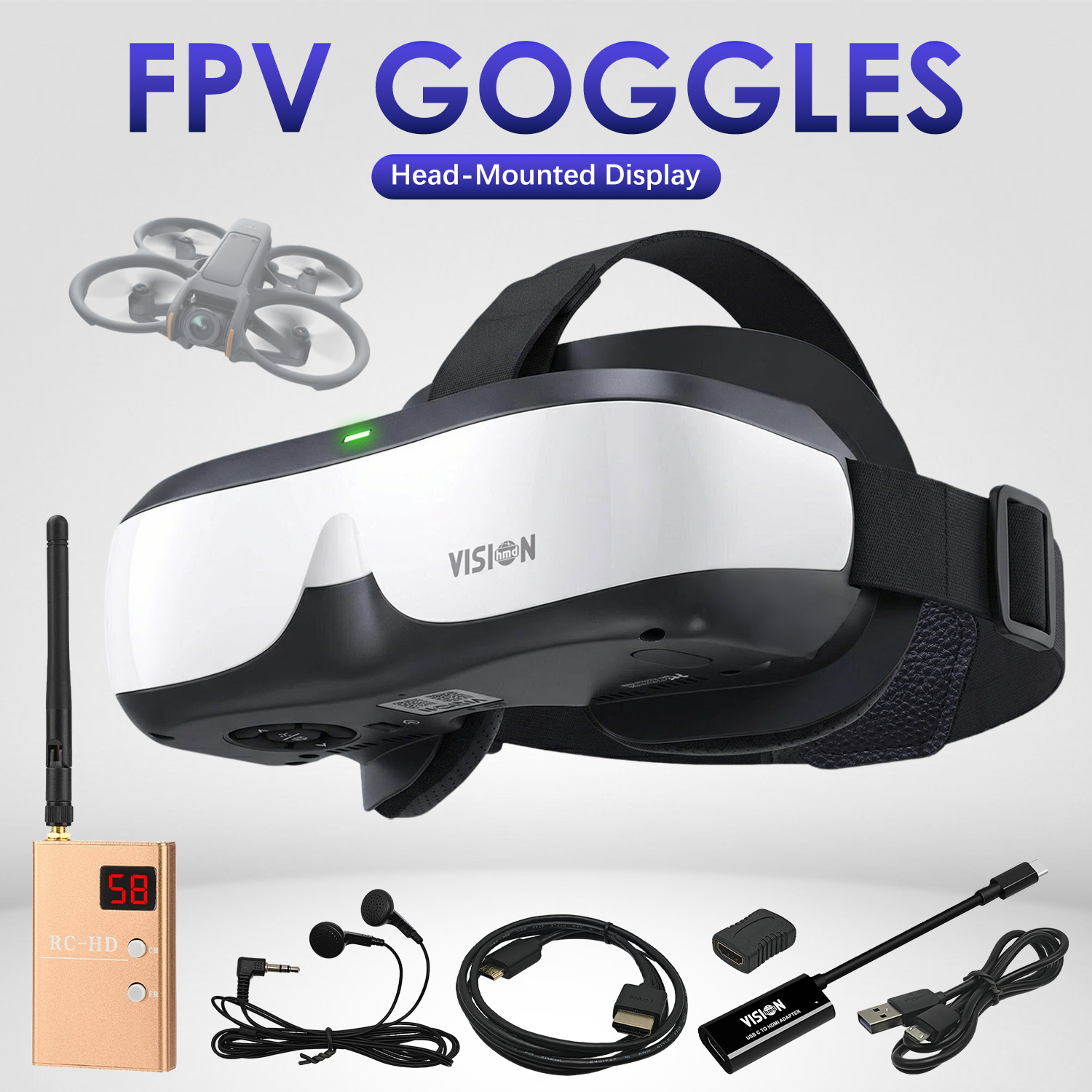 Kit de lunettes vidéo FPV à fi - Skyzone Sky04O Pro Fpv Goggles avis et prix